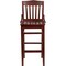 Flash Furniture Barstool, Mahogany Wood XU-DG-W0006BAR-MAH-GG - alternate 1