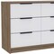 Homeroots 42" Brown and White Four Drawer Dresser 403751 - alternate 5