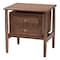 Baxton Studio Alyssa Japandi Walnut Brown Wood Queen Size 3-Piece Bedroom Set 252-13951-13949-13950-ZORO - alternate 6