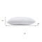 Homeroots Set of Two Down Alternative Firm Queen Size Bed Pillows, 2PK 387822 - alternate 2
