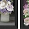 Homeroots Set Of Two Lilac and Wild Plum Bouquet Black Framed Print Wall Art, 2PK 407992 - alternate 3