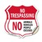 Signmission No Trespassing Shield Sign No Animals Ve, 4 inch X 4 inch, Vinyl Decal, 2PK SHI-D-2PACK-4-413 - alternate 1
