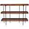 Flash Furniture 3 Shelf 35"H Rustic Wood Grain Finish Display Unit JN-2542B3-GG - alternate 8