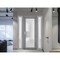 Vdomdoors Front Exterior Prehung FiberGlass Door Frosted Glass / Manux 8102 Grey Ash / 2 Sidelight Exterior W MANUX8102EXD-SS-W14+36+14 x H80-LH - alternate 2