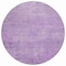 Homeroots 8' Lavender And Plum Round Abstract Washable Indoor Outdoor Area Rug 616240 - alternate 6