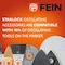Fein TITAN Coated Universal Oscillating Saw Blade 1-3/4 in x 2-3/8 in, 10PK 63502152440 - alternate 4