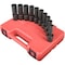 Sunex 3/8" Drive Deep Universal Impact Socket Set, Metric, 10 pcs 3660 - alternate 1