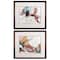 Homeroots Set Of Two Earth Abstract Brown Framed Wall Art, 2PK 521452 - alternate 1