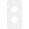 Hubbell Wiring Device-Kellems Sub-Plate, 1 Gang, Steel, XLR Opening Cover Type S1R10CSP2X - alternate 1