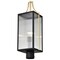Nuvo Holden, Outdoor Post Lantern, Gold and Black Finish, Clear Glass 60/8504 - alternate 5