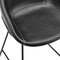 Homeroots Set of Two 30" Black Faux Leather and Steel Low Back Bar Height Bar Chairs 544688 - alternate 5