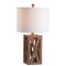 Jonathan Y Stewart 21.5" Farmhouse Wood LED Table Lamp, Brown JYL1062A - alternate 1