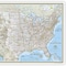 National Geographic United States Classic Map, Enlarged and Laminated, 69.25'' x 48'' RE00602987 - alternate 2
