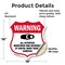 Signmission Video Surveillance Shield Sign Warning A, 18 Inch X 18 Inch, Vinyl Decal SHI-D-18-474 - alternate 4