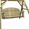Homeroots 87" Natural Solid Wood Swing Chair 370273 - alternate 4