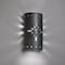 Luxury Lighting Asavva 17 in Tall Starburst Ceramic Outdoor Wall Light, Rubbed Pewter Paint Finish, 2PK (2) 412-36-APew-ud-7-17 - alternate 1