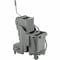 Unger 8 gal CLEANERx Dual Bucket Side Press Mop Bucket and Wringer, Gray, Polypropylene COMBG - alternate 1