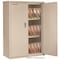 Fireking Storage Cabinet, 1 Hr Fire, 44" H, end tabs, Legal Ivory White CF4436-MDIW-LGL - alternate 2