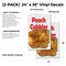 Signmission Peach Cobbler, Vinyl Decals Only 24 Inch x 36 Inch, Vinyl Decal, 2PK DSB-2436-2PACK-Peach Cobbler - alternate 2