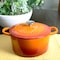 Crock-Pot Crock Pot Artisan 5 Quart Round Enameled Cast Iron Dutch Oven in Sunset Orange 109469.02 - alternate 2