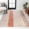 Jonathan Y Raita Modern Distressed Stripe Non-Slip Machine-Washable Ivory/Peach 5 ft. x 8 ft. Area Rug WSH116A-5 - alternate 3