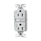 Eaton Wiring Devices Eaton Tamper-Resistant GFCI Receptacle, 125 V, 15 A, NEMA: NEMA 5-15R, Back, Side Wiring TRGF15SG-BX-L - alternate 1