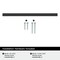 Amerock Cityscape 5-1/16 inch (128mm) Center-to-Center Matte Black Cabinet Pull, 25PK 25VMP37132MB - alternate 4