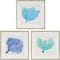 Homeroots Set Of Three Sea Fan II Silver Framed Print Wall Art, 3PK 526901 - alternate 1