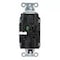 Hubbell Wiring Device-Kellems Straight Blade Receptacle, 5-15R, 15 A, 125V AC, 2 Pole, 3 Wire, Surface Mount, Grounded HBL2152STGY - alternate 3