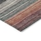 Homeroots 3' X 5' Pale Aqua Copper And Taupe Striped Washable Indoor Outdoor Area Rug 618262 - alternate 6