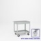 Pucel Tray Top Box Truck, 24 in W x 36 in D x 37 in H, 6 in Deep Box, Semi-Steel Casters, Gray TT-2436-6S - alternate 1