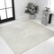 Jonathan Y Nordby High-Low Geometric Arch Scandi Striped Ivory/Cream 5 ft Square Indoor/Outdoor Area Rug SCN104B-5SQ - alternate 4