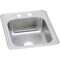 Elkay Bottle Fill Stat Fltr, Ezh2O, w/V Bilvl Ad, Drop-In Mount, 2 Hole, 14" x 15.75", Brushed Satin CR17212 - alternate 1