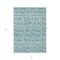 Homeroots 8' X 10' Teal Blue And Ivory Southwestern Washable Indoor Outdoor Area Rug 594193 - alternate 4