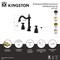 Kingston Brass Widespread Bathroom Faucet with Brass Pop-Up, Polished Nickel KB1976BPL - alternate 2