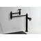 Kingston Brass Deck Mount Pot Filler Faucet, Matte Black KS3700CG - alternate 5