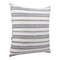 Homeroots 20" Navy and White Striped Throw Pillow With Ruffle 554540 - alternate 4