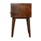 Homeroots 22" Brown Solid Wood One Drawer Nightstand 651531 - alternate 11