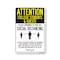 Signmission PSA, College Students And Guests Practice Social Distancing, 24in X 18in Decal, OS-NS-D-1824-25392 OS-NS-D-1824-25392 - alternate 1