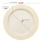 Smarty Had A Party Ivory w/Gold Edge Rim Plastic Plates Dinnerware Value Set (120 Dinner Plates+120 Salad Plates), 240PK 130GVP-CASE - alternate 9