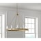 Homeroots Gold And White Candle Style Twelve Light Glass Dimmable Chandelier 611351 - alternate 1