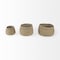 Homeroots Set of Three Brown Wicker Basket, 3PK 392153 - alternate 3