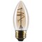Satco 3.5 Watt C11 LED 2000K CCT Medium Base Clear Glass Amber Coil Filament Dimmable 120 Volt S14222 - alternate 1