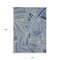 Homeroots 10' X 14' Denim Blue Gray And Ivory Geometric Washable Indoor Outdoor Area Rug 594778 - alternate 7