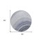 Homeroots 8' Denim Blue And Navy Blue Round Abstract Washable Indoor Outdoor Area Rug 577291 - alternate 6