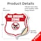 Signmission No Drone Shield Sign No Drone Zone From, 12 inch X 12 inch, Vinyl Decal, 2PK SHI-D-2PACK-12-392 - alternate 4