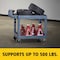 Rubbermaid Commercial Utility Cart, 500 lb Load Capacity, 2 Shelves, 44 in L, 25 1/2 in W, 39 in H, Ergonomic Handle 2192464 - alternate 6