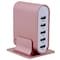 Trexonic 7.1 Amps 5 Port Universal USB Compact Charging Station in Rose Gold Finish TRX-USB5700ROSE - alternate 3