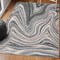 Jonathan Y Eleni Contemporary Glam Abstract Marble Charcoal/Cream 4 ft. x 6 ft. Area Rug SEU301A-4 - alternate 4