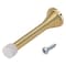 Prosource Heavy-Duty Door Stop, 5/16 in Dia Base, 3-1/8 in Projection, Plastic & Steel, Polished Brass H62-B040-PS - alternate 2